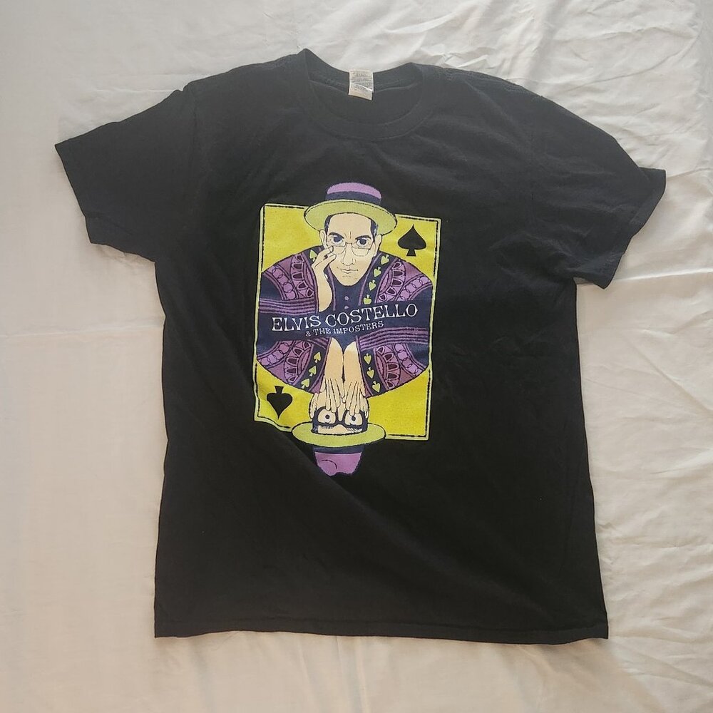 Elvis Costello & The Imposters 2017 US Tour Shirt Size Medium Unisex